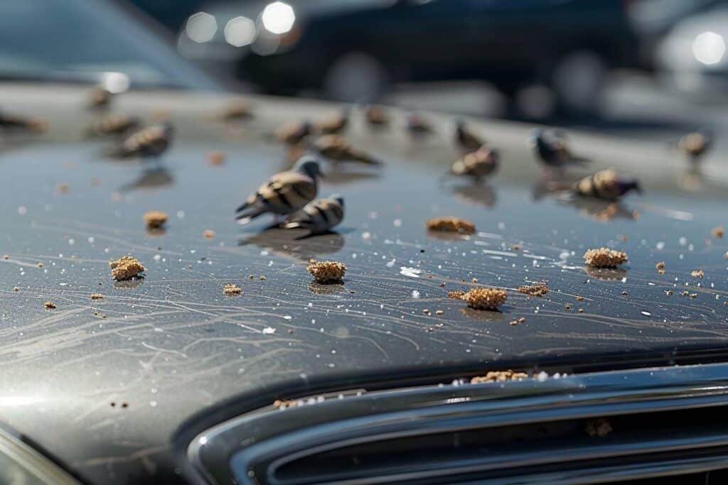 Comment retirer les crottes de pigeon sur une carrosserie : astuces